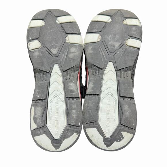 Skechers Kids Light Up Sneakers Tuff Tech Black Red Sz 4 READ - Picture 5 of 10